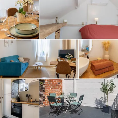 Le Relax - Maison Climatisee Avec Terrasse - Apartamento Troyes