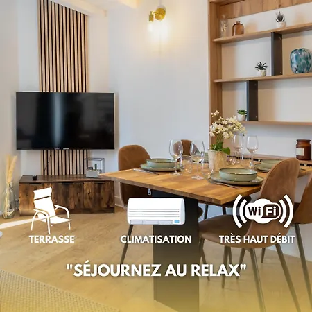 Le Relax - Maison Climatisee Avec Terrasse -