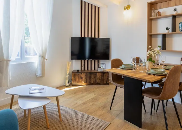 Apartman Le Relax - Maison Climatisee Avec Terrasse - Troyes