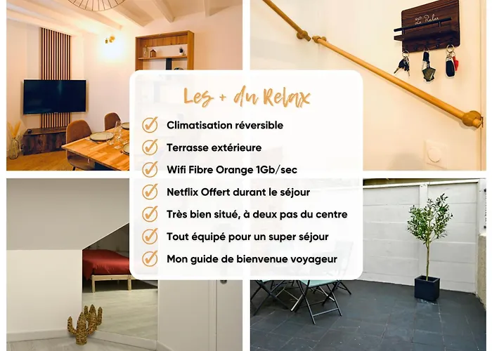 Apartman Le Relax - Maison Climatisee Avec Terrasse -